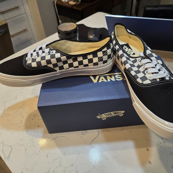 Vans LX Authentic 44 Sneaker in Checkerboard Ashalt VN000EBN1O7 MENS 12 NEW - Picture 3 of 14